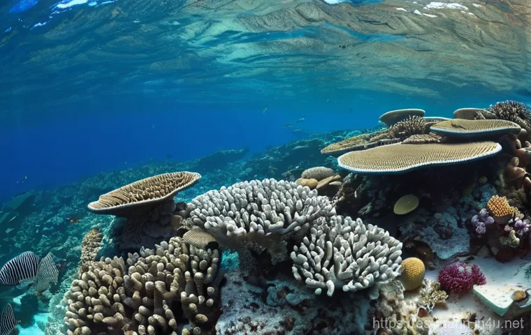 해양 온도 변화 - Prompt 1: The Fading Beauty of Coral Reefs**